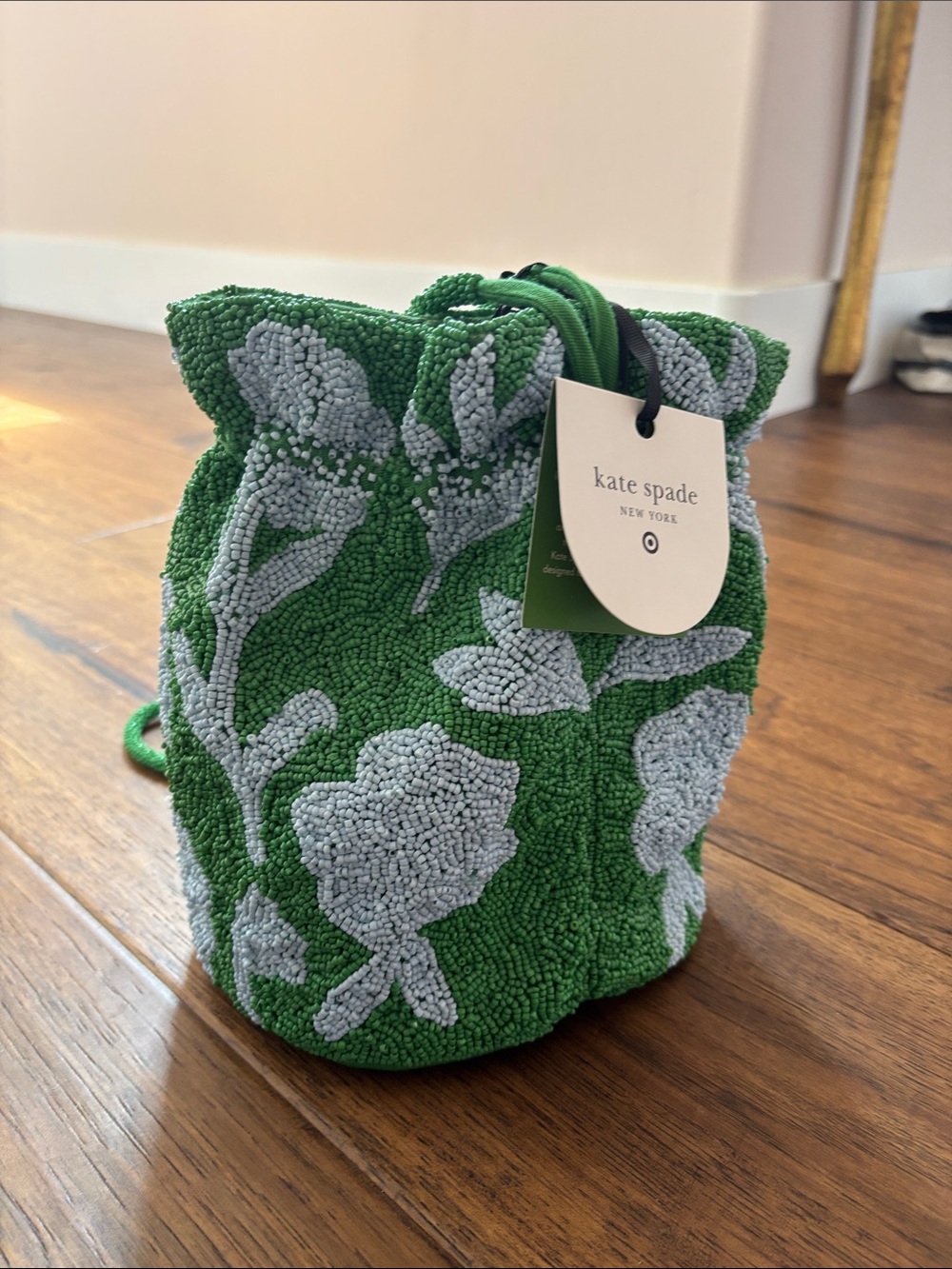 Kate Spade New York x Target - Green Beaded Handbag - Picture 2 of 7